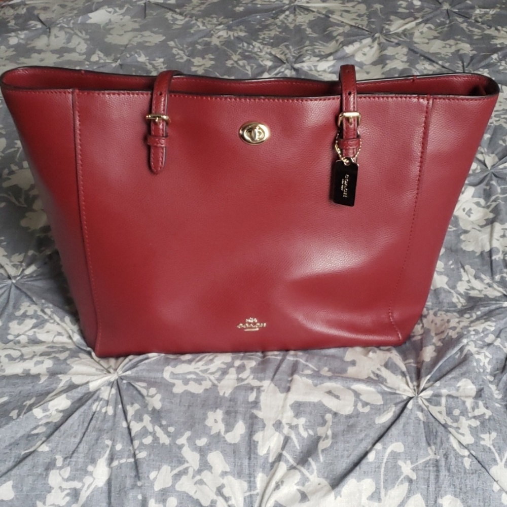 Coach Turnlock Tote